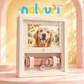nalvuri™ CollarStory Pet Memorial Shadow Box Frame, 4 × 6 Photo & Collar Display, Dog or Cat Remembrance Keepsake